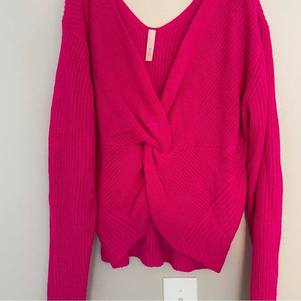 Primi Pink sweater! Only worn once, in great condition.